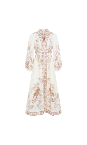 Indra linen long dress