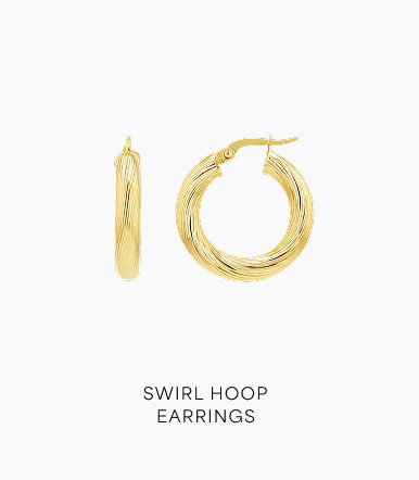 Swirl Hoop Earrings