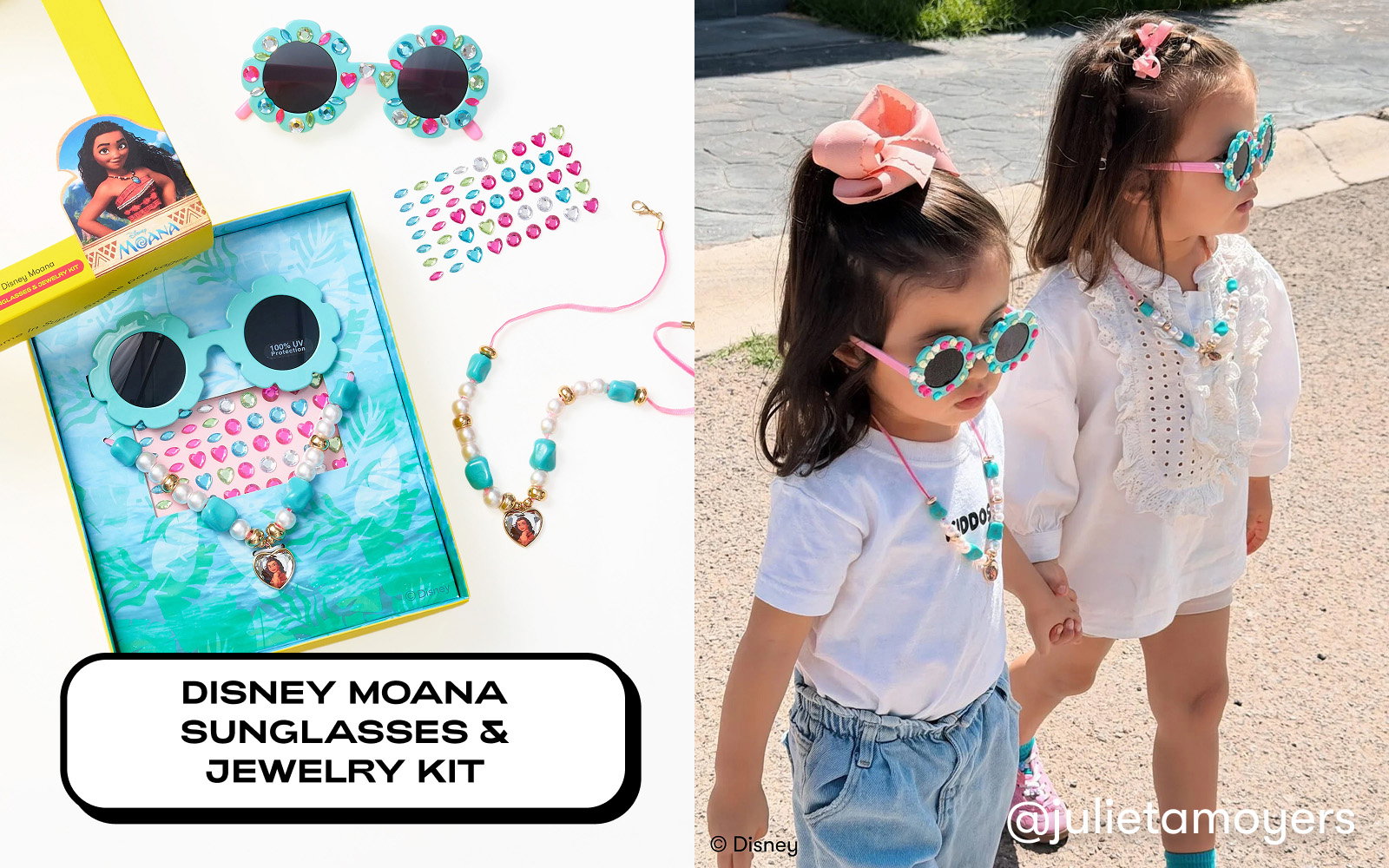 Disney Moana Sunglasses and Jewelry Kit