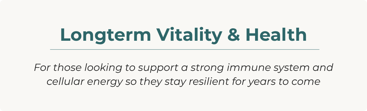 Longterm Vitality & Health