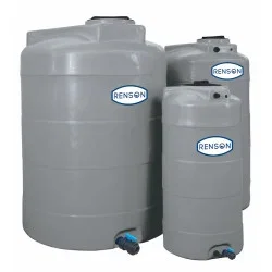 Image of Cuve de stockage eau verticale Renson - Polyéthylène 10000 L pré-équipée