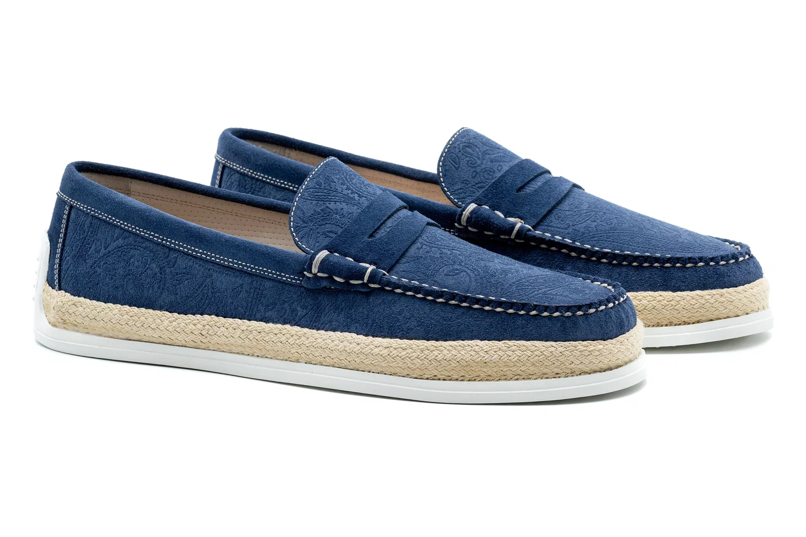 Image of Watercolor Penny Loafers