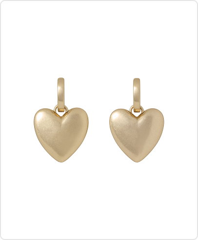 The Token Heart Earring