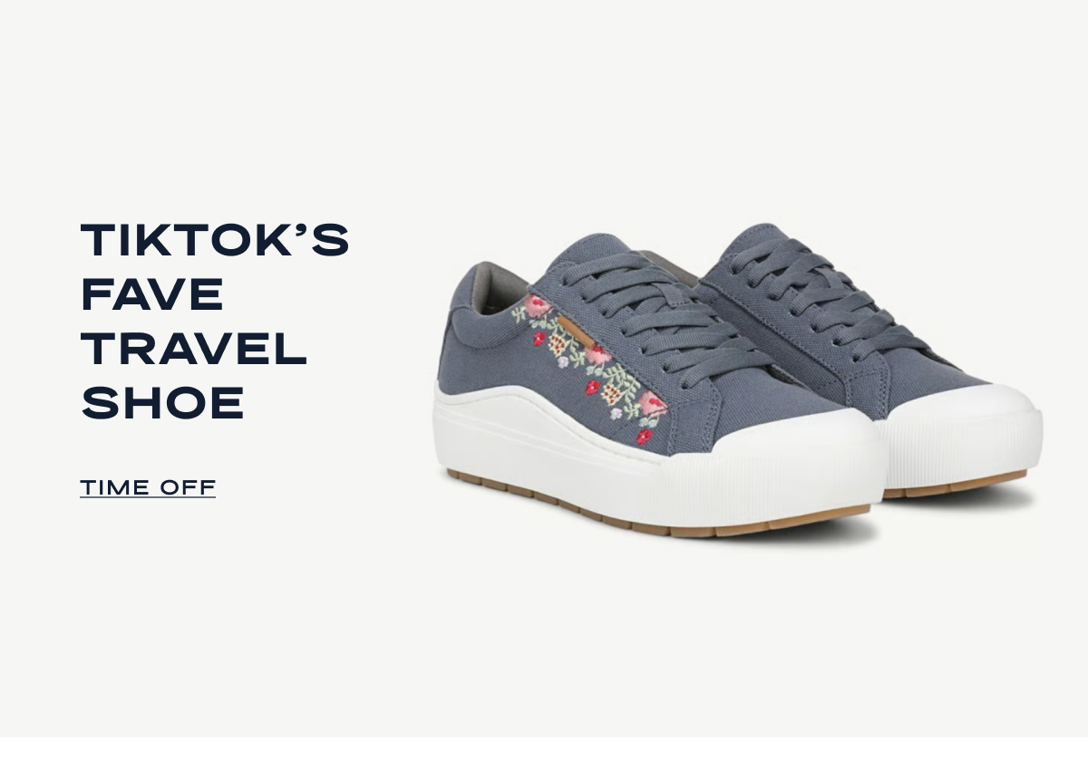 TikTok’s Fave Travel Shoe | Time Off
