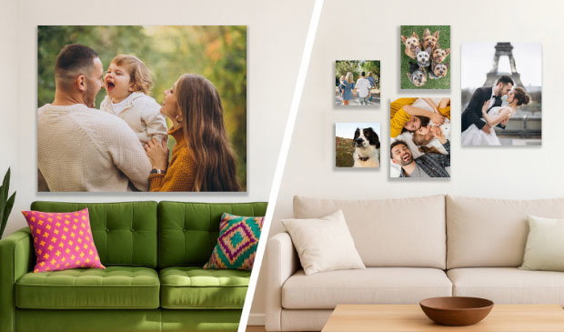 Unser Foto auf Leinwand überzeugt mit hochauflösendem Druck, kräftigen Farben und klaren Details auf edler Leinwandqualität.