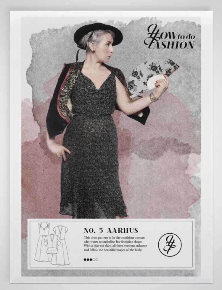 How To Do Fashion Sewing Pattern Aarhus Dress (PDF)