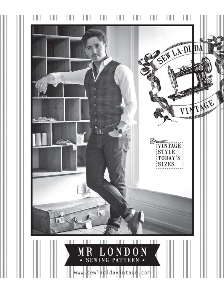 Sew La Di Da Vintage Sewing Pattern Mr London Waistcoat