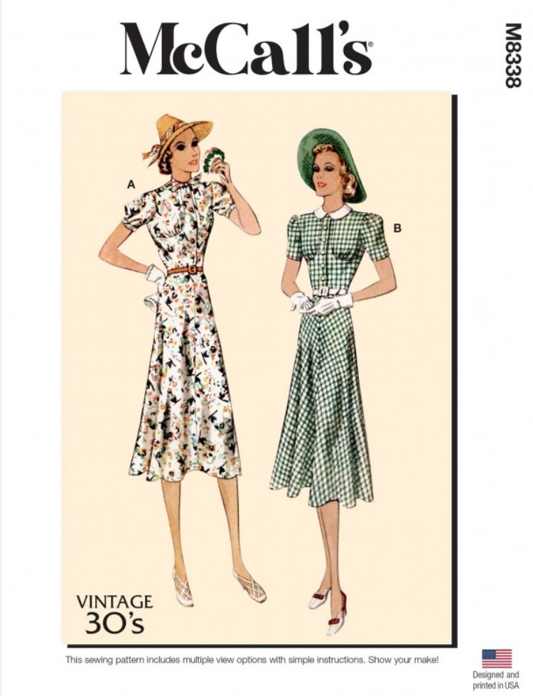 McCalls Sewing Pattern 8338
