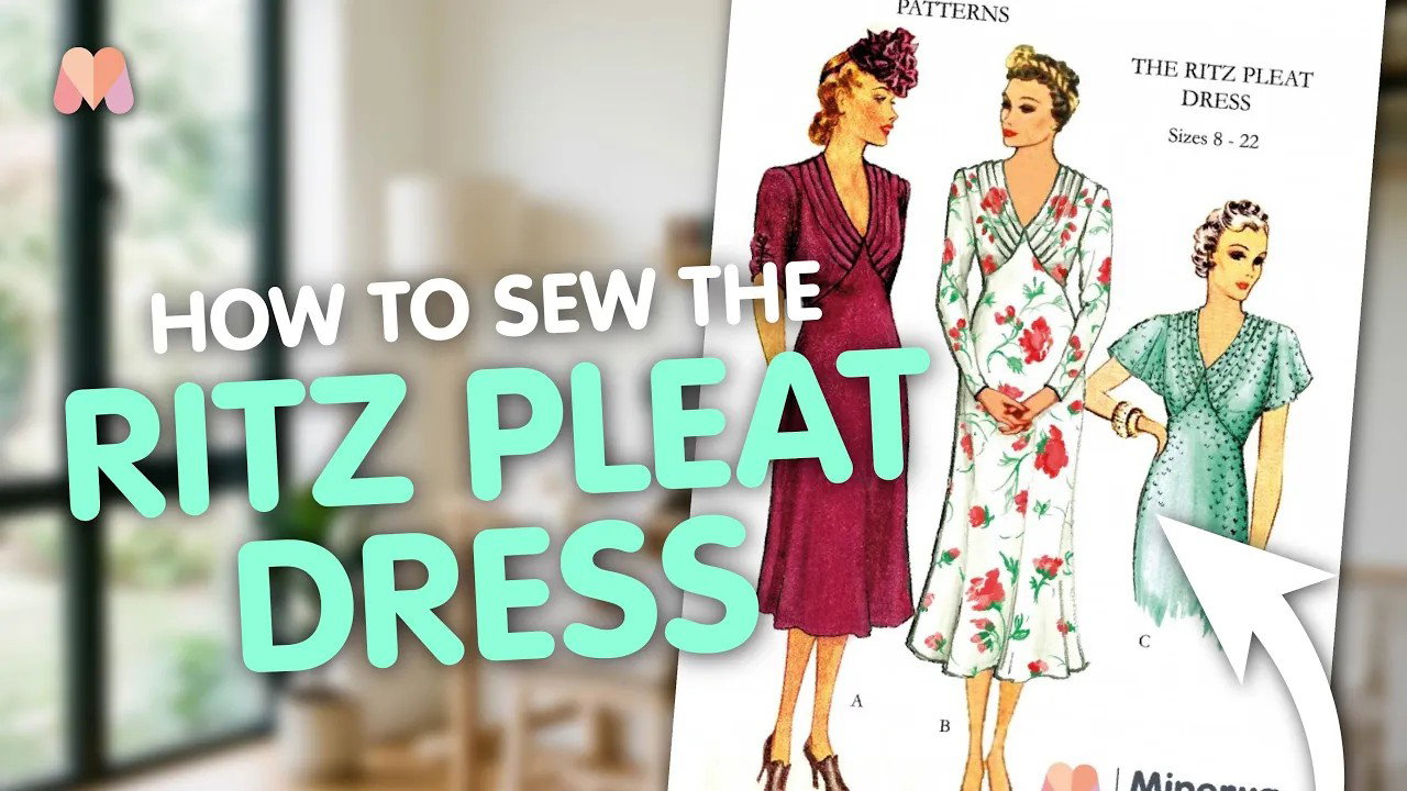 Sew the Ritz Pleat Dress with Dianne