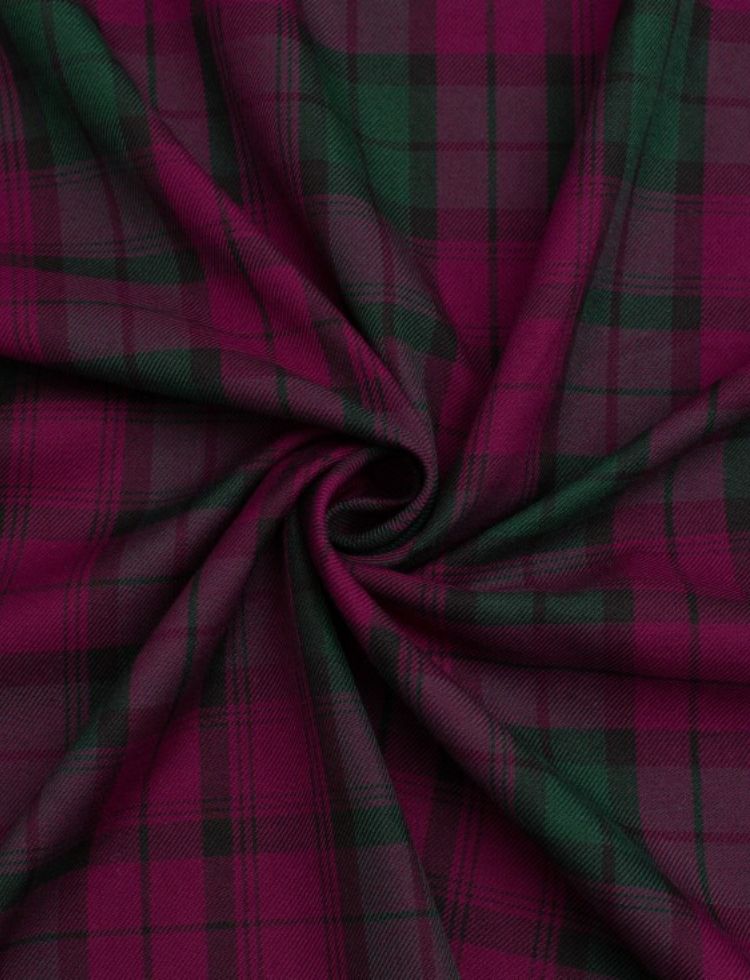 Minerva Core Range Polyester Viscose Suiting Fabric Lindsey Plum