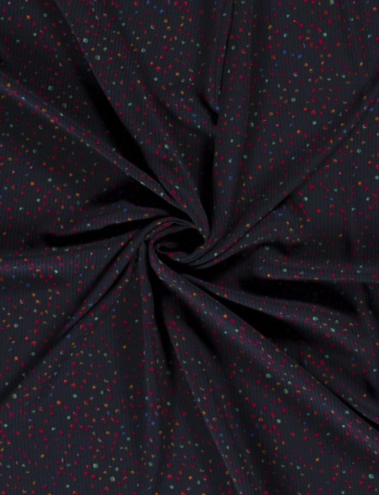 Sheer Chiffon Fabric Navy