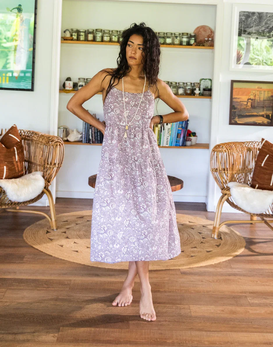 Image of Jacey Textured Dress: Dusk Isla