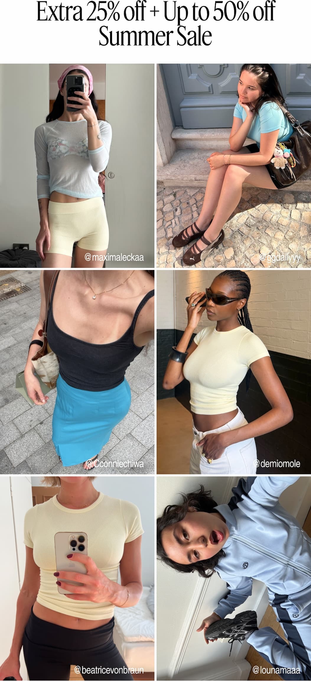 Extra 25% off + up to 50% off Summer Sale