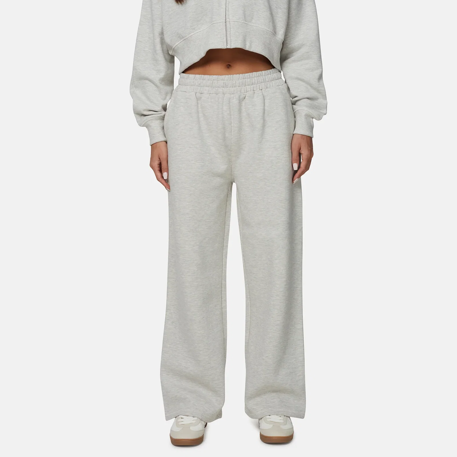 Image of Grey Marl Monogram Sweatpants