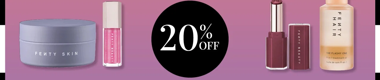 beauty insiders, get 20% off all fenty