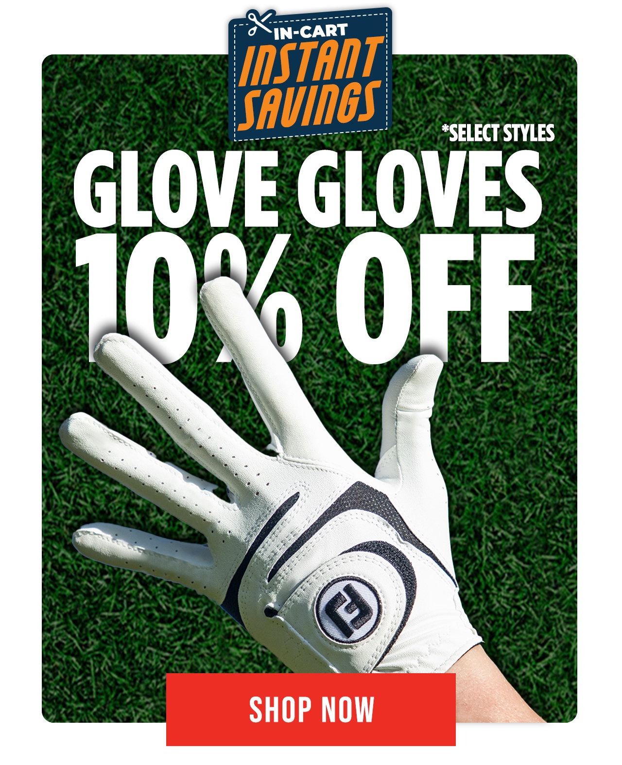 Golf Gloves | 10% OFF Coupon | Select Styles