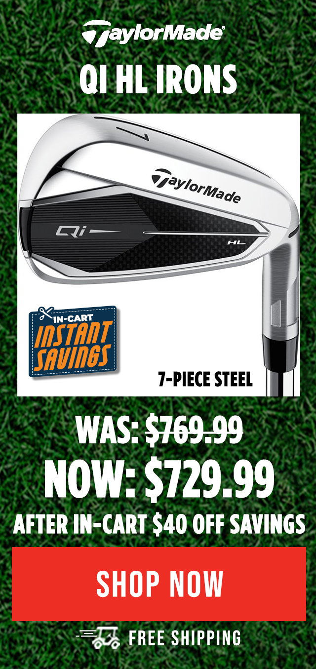 TaylorMade Qi HL Irons - ON SALE