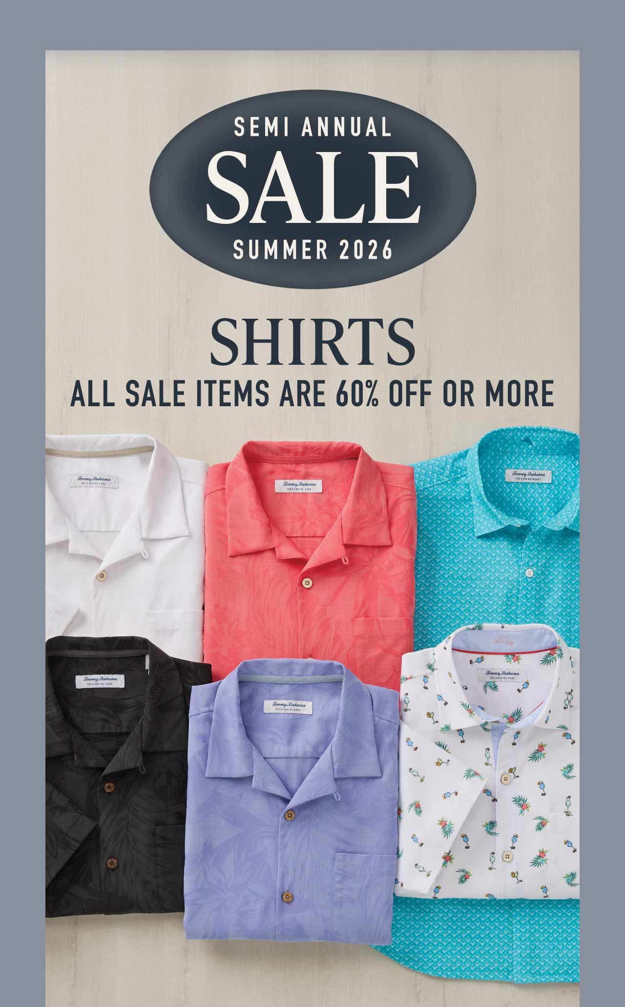 Shop the sale — premium shirts at final clearance pricing