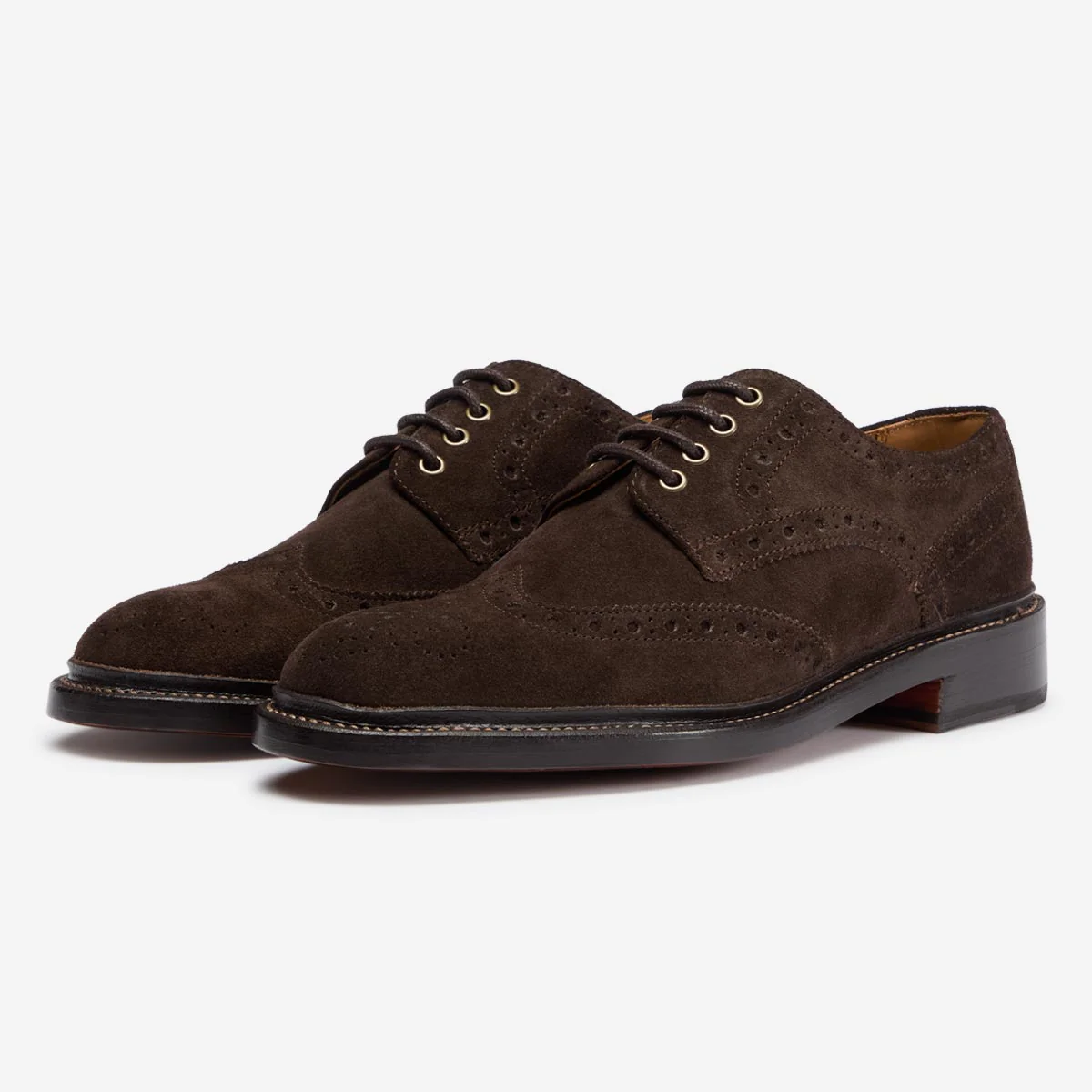 Image of Saunders Chocolate Suede