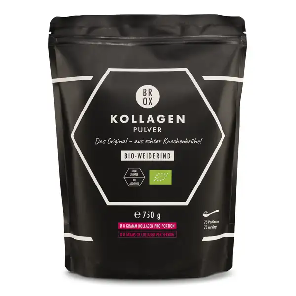 Image of 1-Monatsvorrat: Kollagenpulver vom Bio-Weiderind (750g Doypack)