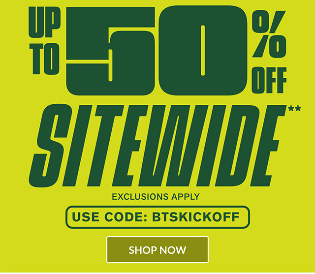 Hours left! Back to School Kick-Off! Up to 50% off sitewide. Use code BTSKICKOFF. Exclusions apply. Shop now.