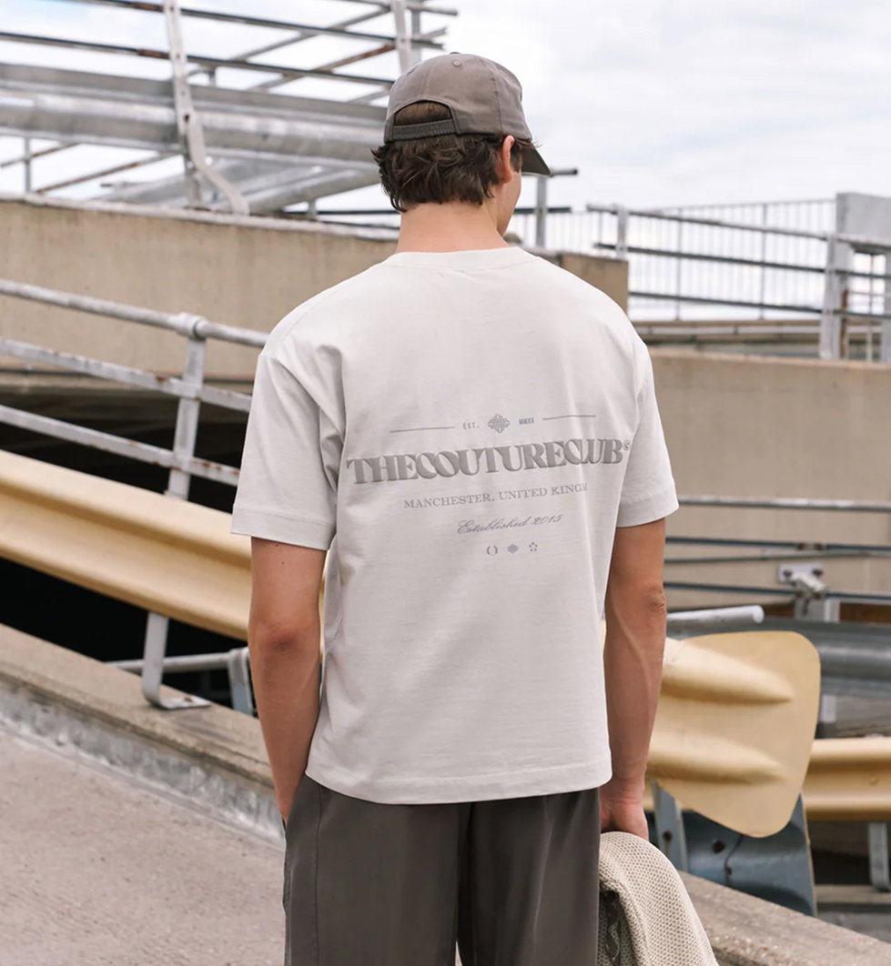 TONAL COPYRIGHT MULTI GRAPHIC T-SHIRT