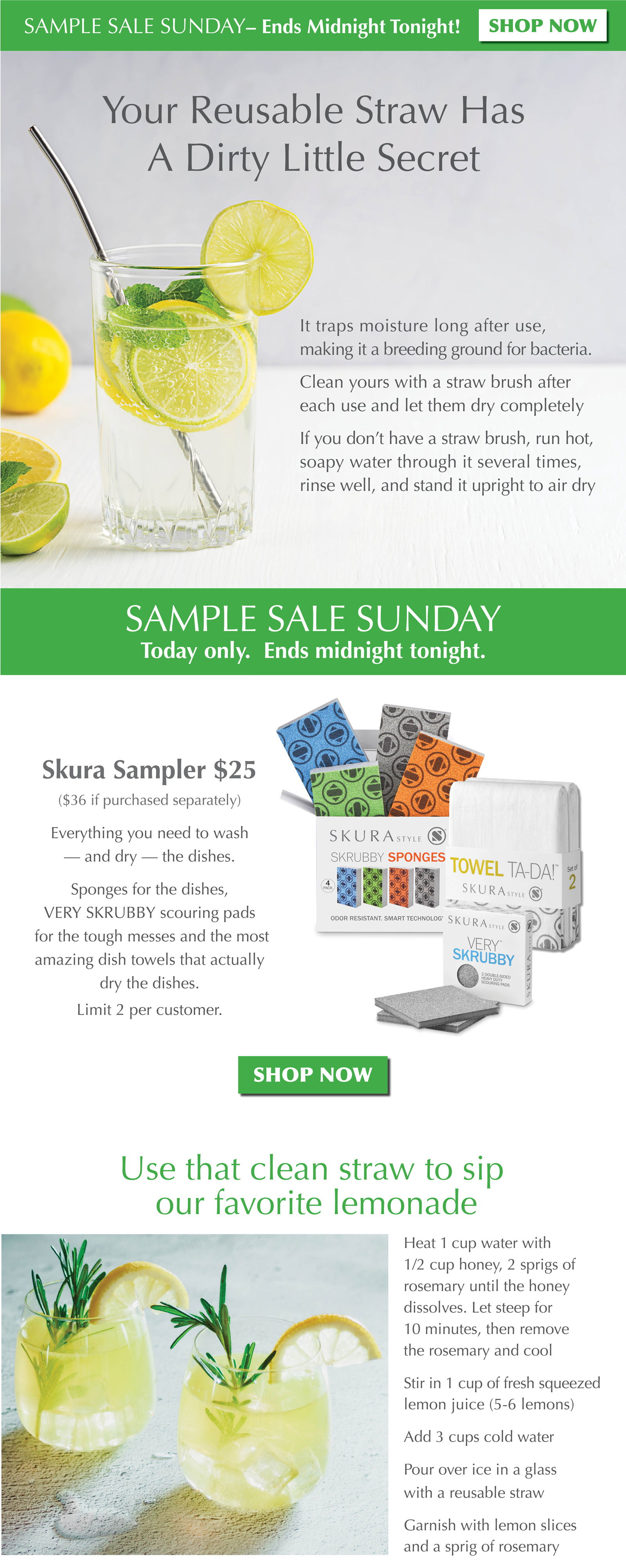 Sample Sale Sunday!
