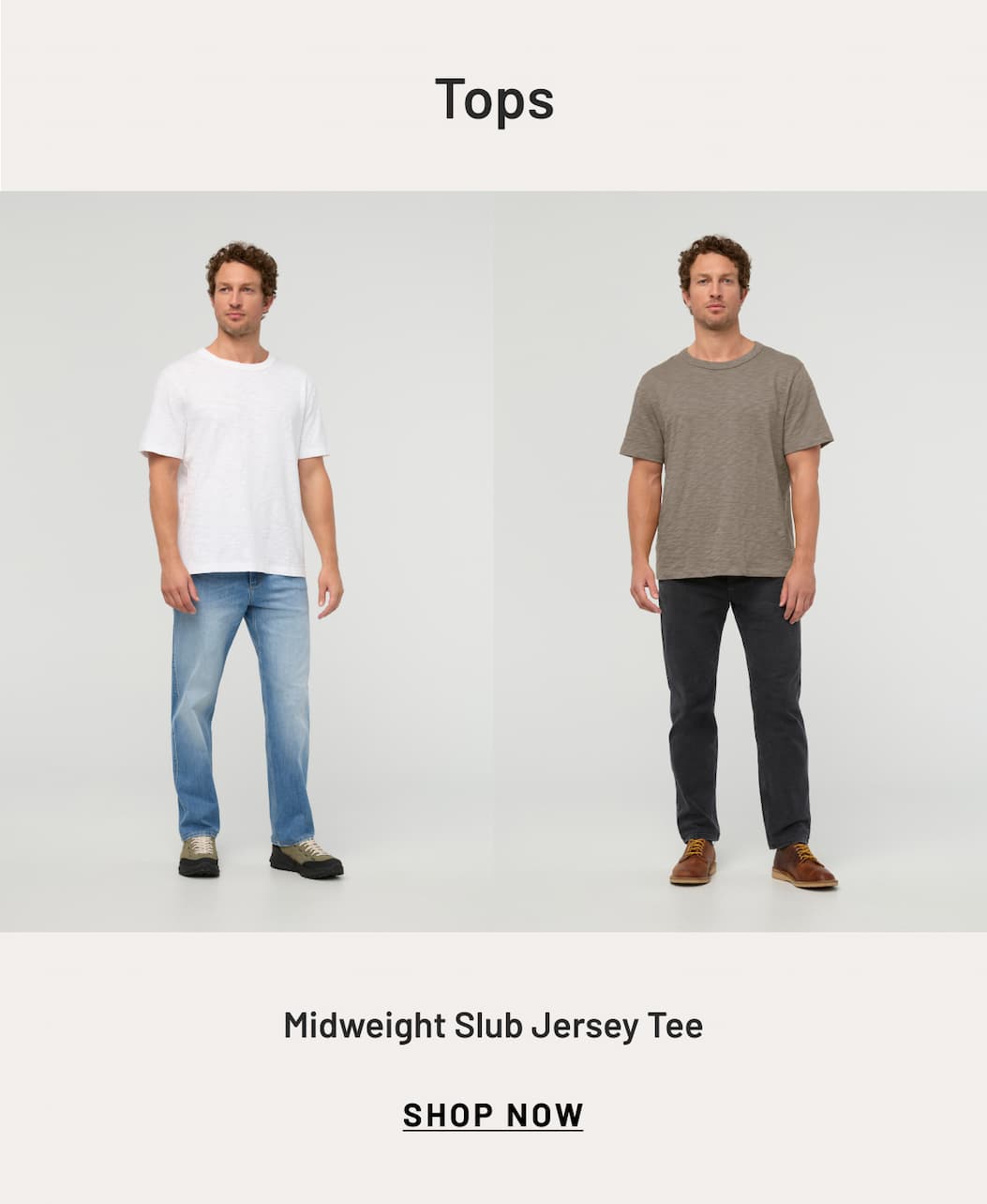 Midweight Slub Jersey Tee