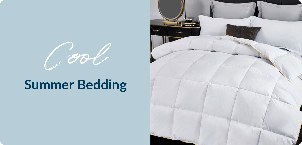 Cool summer bedding