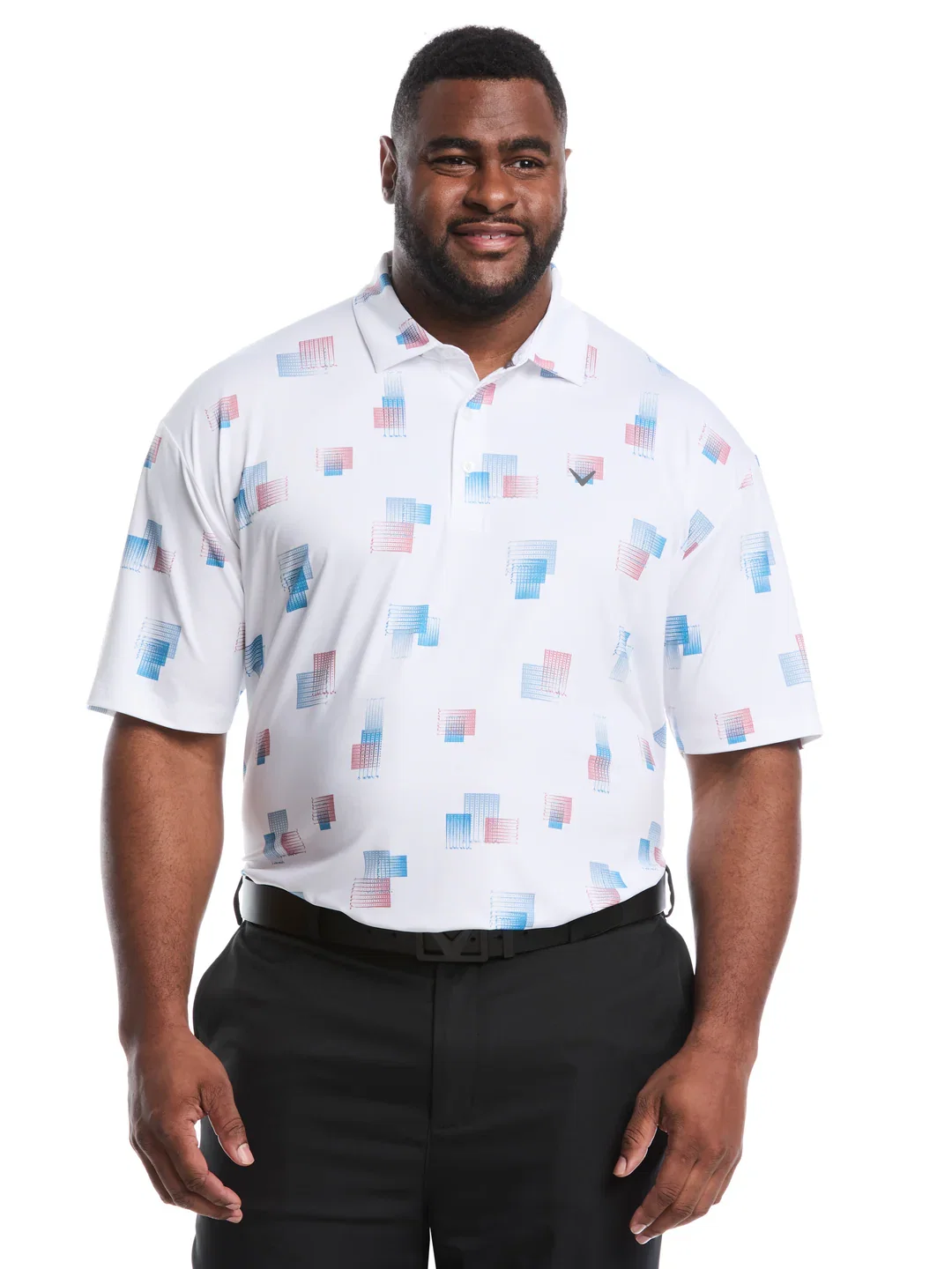 Big & Tall 8 Essential Clubs Print Polo