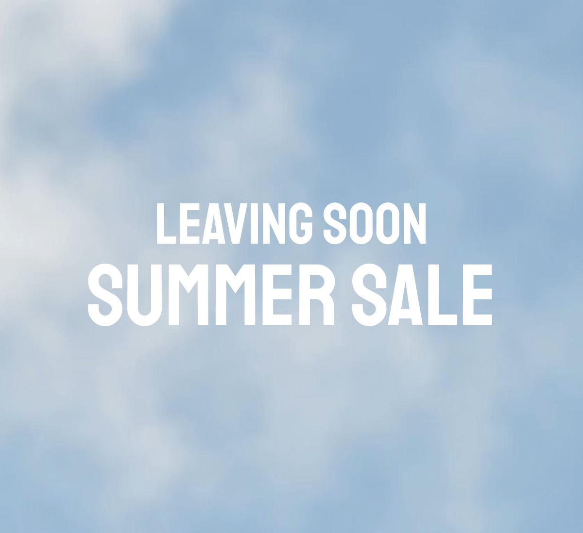 Last Chance Summer Sale