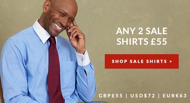 Any two sale shirts £55