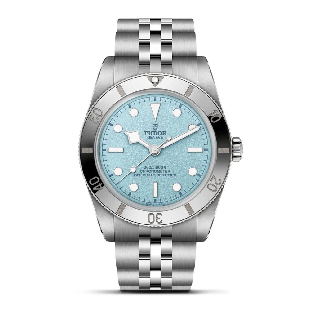 TUDOR Black Bay 54 'Lagoon Blue' 37mm Dial 5-Link Steel Bracelet Watch 