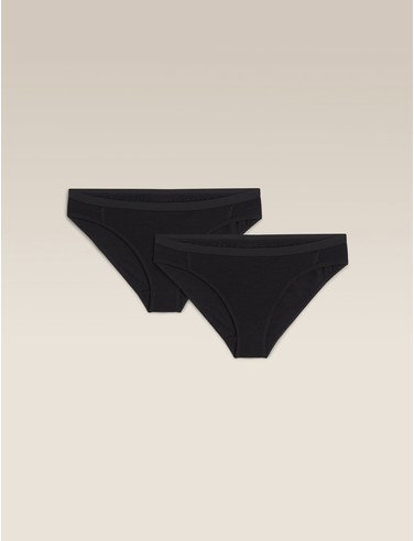 Women's Merino 150 Siren Bikini 2 Pack - Black / S