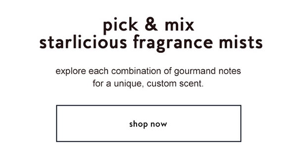 pick & mix starlicious fragrance mists