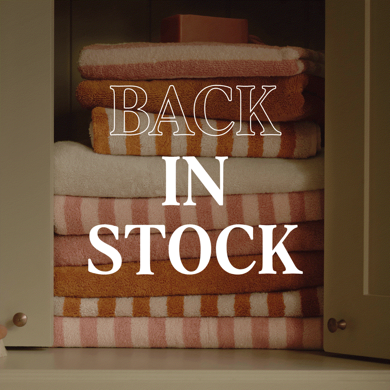 BACK IN STOCK