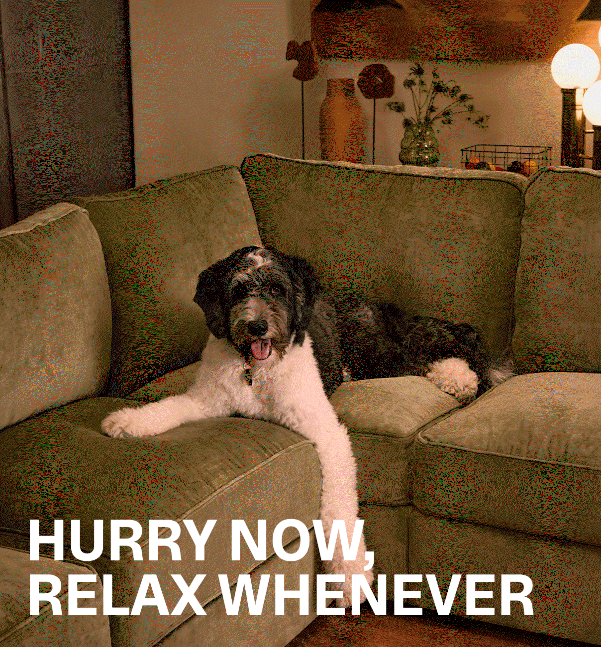 Hurry Now, Relax Whenever