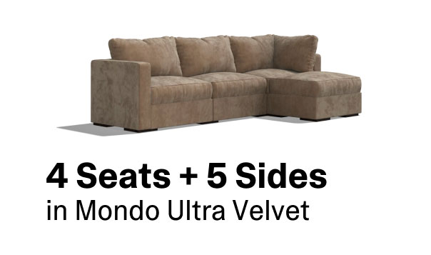 4 Seats + 5 Sides