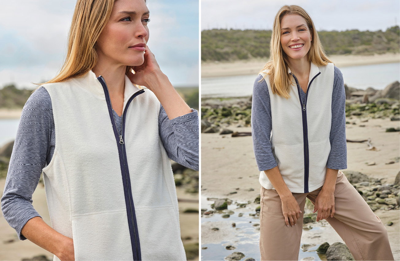 Cotton Fleece Gilet