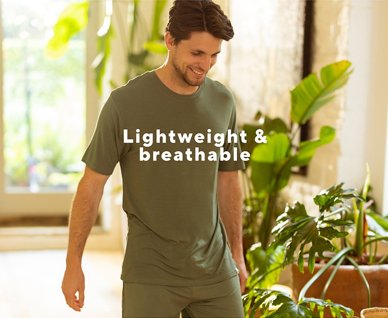 Men's Lazy Panda bamboo loungewear collection in 95% bamboo fibre