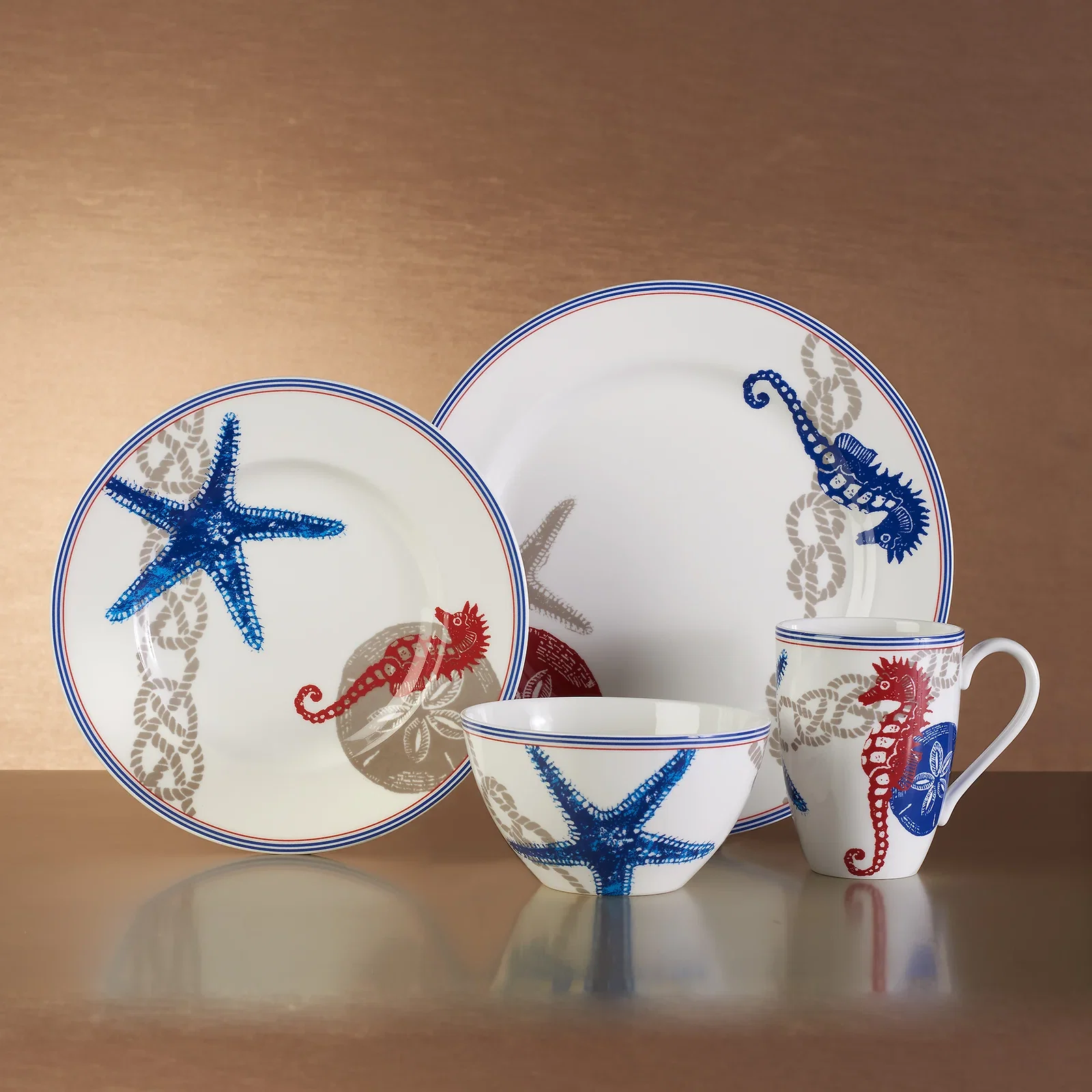 Shop Lenox "Oceanside" 16-pc. Service for 4 Dinnerware Set
