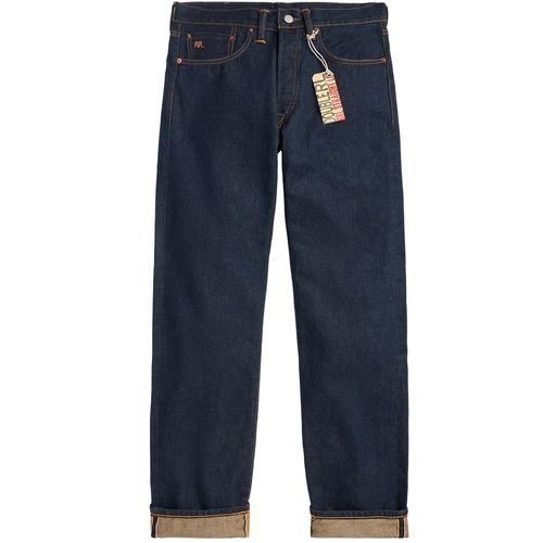 RRL by Ralph Lauren Straight Fit Once-Washed Selvedge Jean - Denim