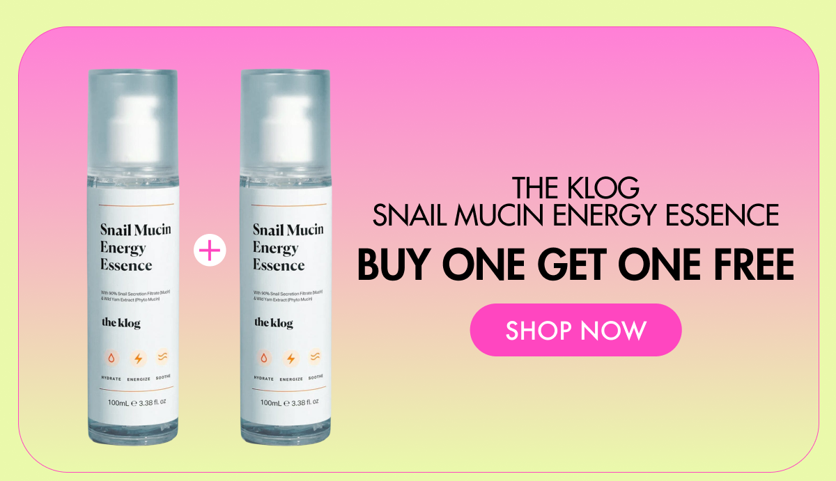 The Klog Snail Mucin Energy Essence Buy One Get One Free
