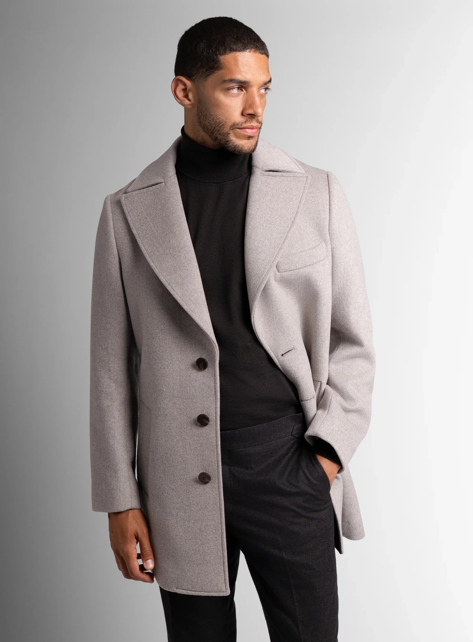 Image of Gallio Wool Pile Oat Beige Coat