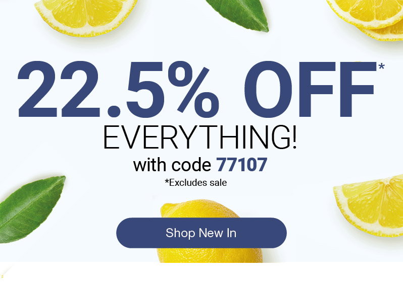 The big July Event -22.5% off with code 77107