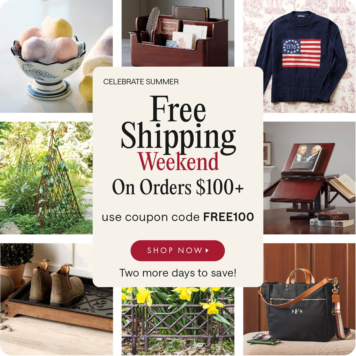 Free Shipping Weekend