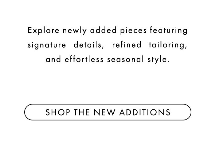 SHOP THE NEW SALE ADDITIONS