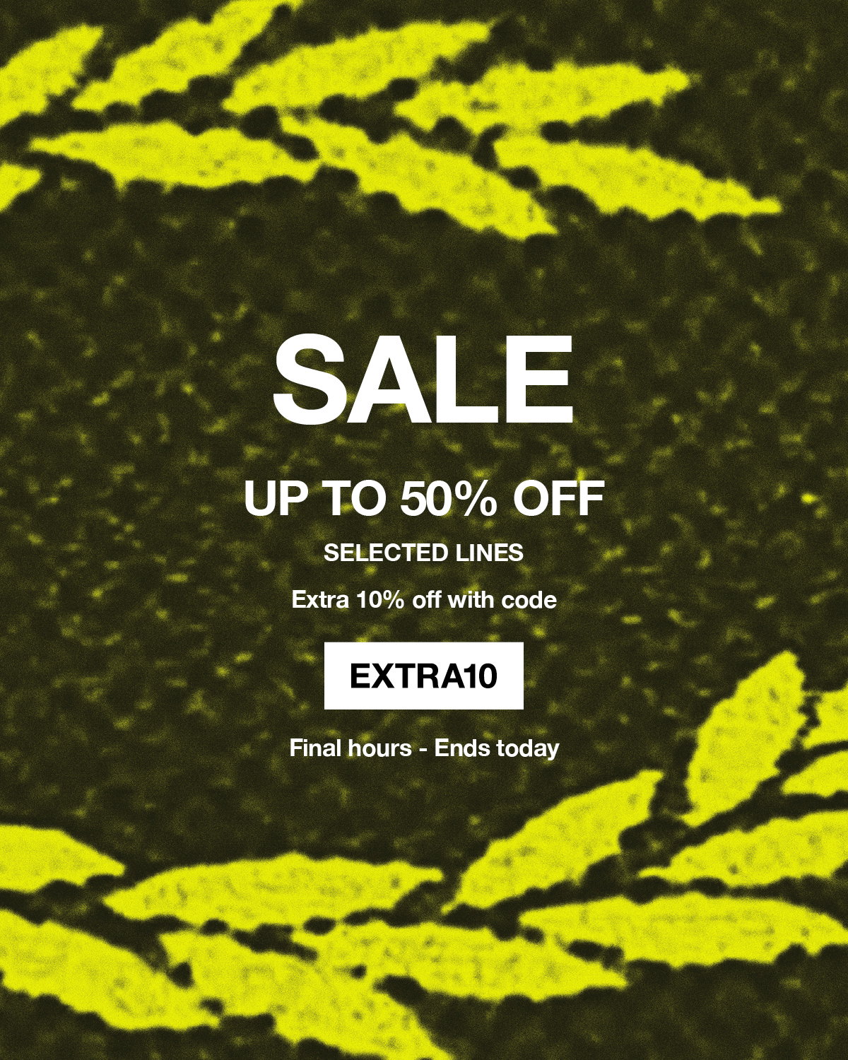 Sale Ends Today