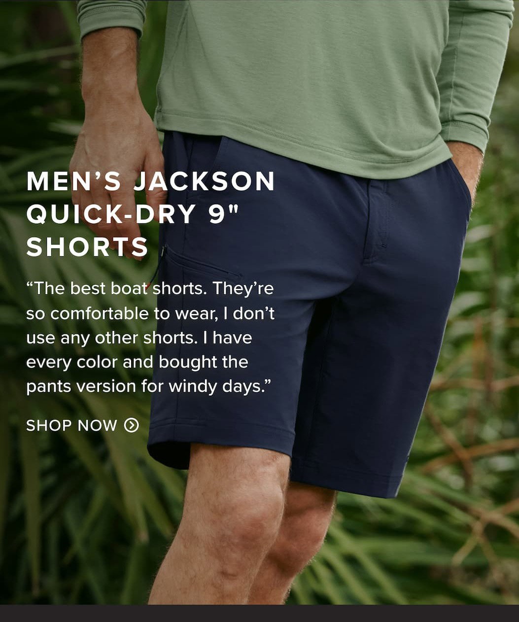 Men's Jackson Quick Dry 9" shorts