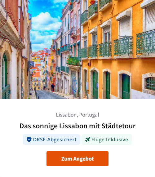 Das sonnige Lissabon mit Städtetour